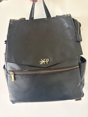 Freshly Picked Black Diaper Bag USED AS IS